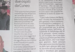 L'articolo sul quotidiano di Verona dedicato alle maschere buschesi